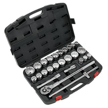 Load image into Gallery viewer, Sealey Socket Set 26pc 3/4&quot; Sq Drive 12pt WallDrive Hardened/Tempered (Premier)
