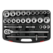 Load image into Gallery viewer, Sealey Socket Set 26pc 3/4&quot; Sq Drive 12pt WallDrive Hardened/Tempered (Premier)
