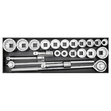 Load image into Gallery viewer, Sealey Socket Set 22pc 3/4&quot; Sq Drive 12pt WallDrive (Premier)
