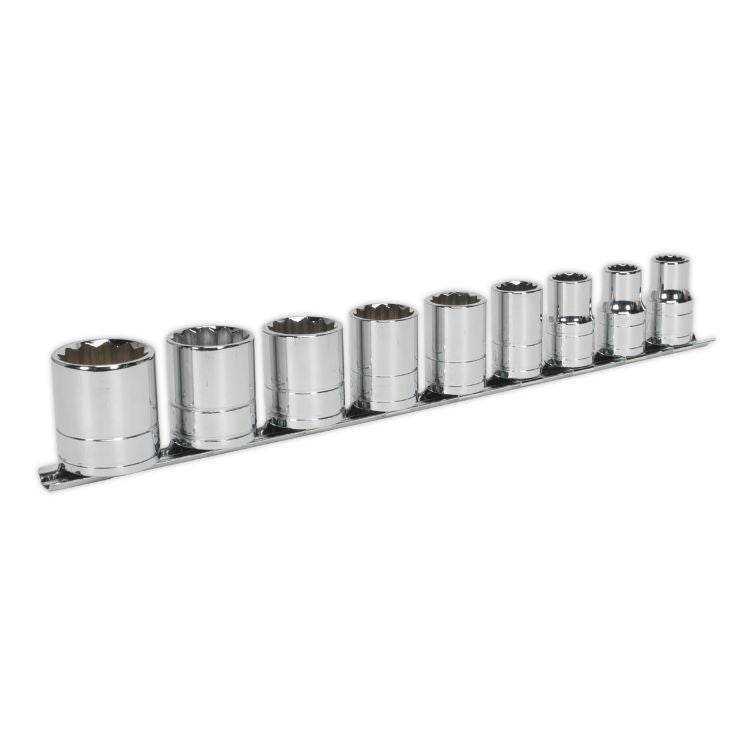 Sealey Socket Set 9pc 1/2