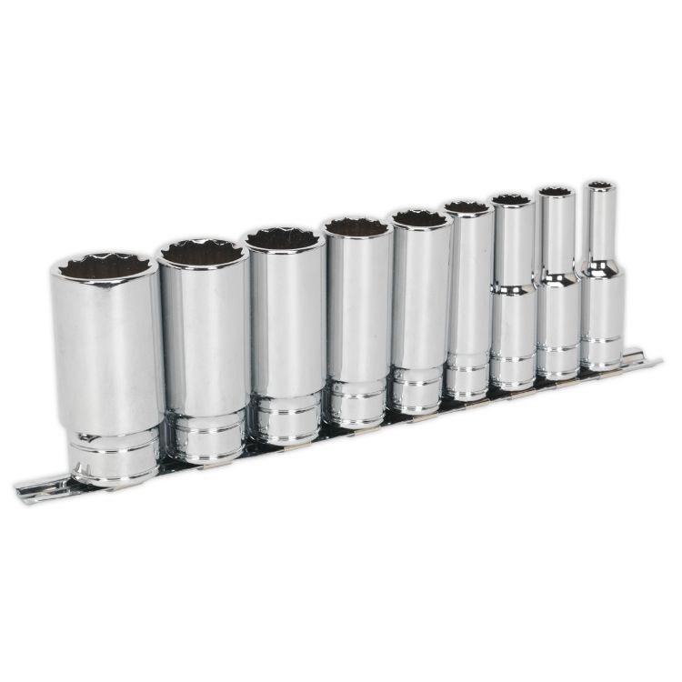 Sealey Socket Set 9pc 1/2