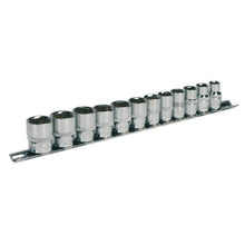 Load image into Gallery viewer, Sealey Socket Set 12pc 3/8&quot; Sq Drive WallDrive Metric (Premier)
