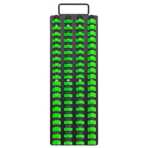 Sealey Socket Rail Tray 1/4", 3/8" & 1/2" Sq Drive - Hi-Vis Green (Premier)