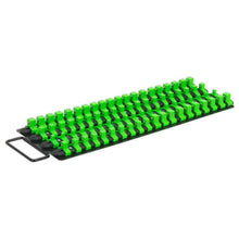 Load image into Gallery viewer, Sealey Socket Rail Tray 1/4&quot;, 3/8&quot; &amp; 1/2&quot; Sq Drive - Hi-Vis Green (Premier)
