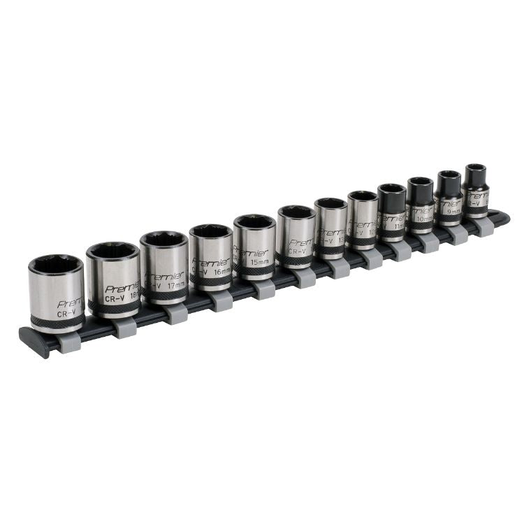 Sealey Socket Set 12pc 3/8