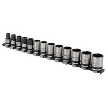 Load image into Gallery viewer, Sealey Socket Set 13pc 1/2&quot; Sq Drive Lock-On 6pt Metric - Black Series (Premier)
