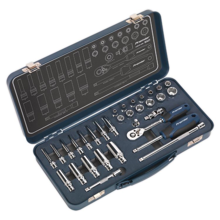 Sealey Socket Set 32pc 1/4