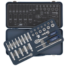 Load image into Gallery viewer, Sealey Socket Set 32pc 1/4&quot; Sq Drive Lock-On 6pt Metric (Premier)
