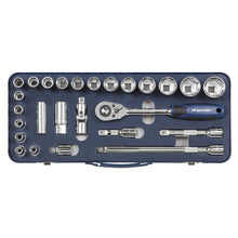 Load image into Gallery viewer, Sealey Socket Set 26pc 1/2&quot; Sq Drive Lock-On 6pt Metric (Premier)
