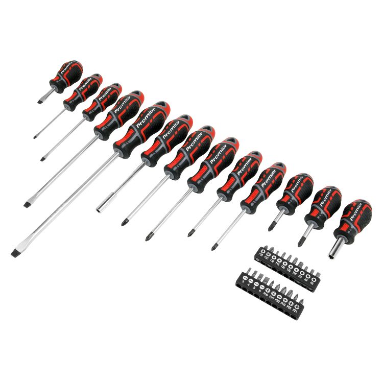 Sealey Screwdriver & Bit Set 33pc GripMAX (Premier)