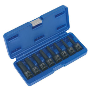 Sealey Impact TRX-Star* Socket Bit Set 8pc 1/2" Sq Drive (Premier)