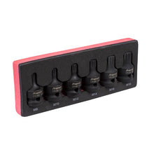 Load image into Gallery viewer, Sealey Impact Spline Socket Bit Set 6pc 1/2&quot; Sq Drive (Premier)
