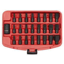 Load image into Gallery viewer, Sealey Impact TRX-Star*/Hex/Spline Bit Set 25pc 1/2&quot; Sq Drive (Premier)
