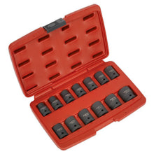 Load image into Gallery viewer, Sealey Impact Socket Set 13pc 1/2&quot; Sq Drive Total Drive (Premier)
