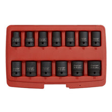 Load image into Gallery viewer, Sealey Impact Socket Set 13pc 1/2&quot; Sq Drive Total Drive (Premier)
