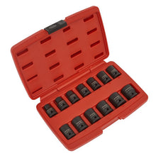 Load image into Gallery viewer, Sealey Impact Socket Set 13pc 1/2&quot; Sq Drive 12pt (Premier)
