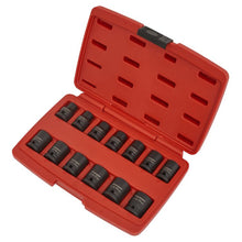 Load image into Gallery viewer, Sealey Impact Socket Set 13pc 1/2&quot; Sq Drive 12pt (Premier)
