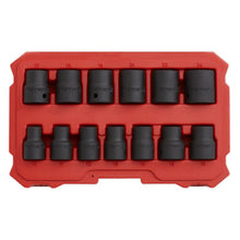 Load image into Gallery viewer, Sealey Impact Socket Set 13pc 1/2&quot; Sq Drive Lock-On 6pt Metric (Premier)
