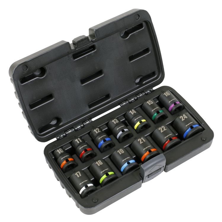 Sealey Impact Socket Set 13pc 1/2