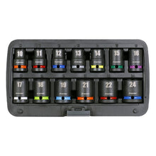 Load image into Gallery viewer, Sealey Impact Socket Set 13pc 1/2&quot; Sq Drive Metric Colour-Coded (Premier)
