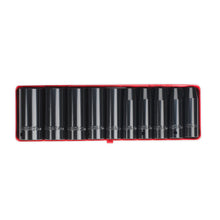 Load image into Gallery viewer, Sealey Impact Socket Set 10pc 1/2&quot; Sq Drive Deep Metric (Premier)
