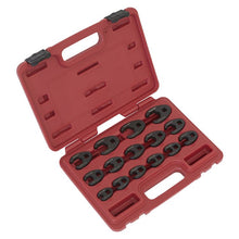 Load image into Gallery viewer, Sealey Crow&#39;s Foot Spanner Set 15pc 3/8&quot; Sq Drive - Metric (Premier)
