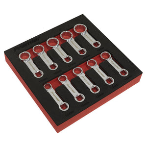 Sealey Torque Adaptor Spanner Set 10pc 3/8" Sq Drive - Metric (Premier)