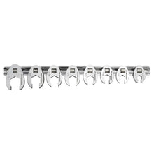 Load image into Gallery viewer, Sealey Crow&#39;s Foot Spanner Set 8pc 3/8&quot; Sq Drive - Imperial (Premier)
