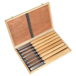 Sealey Wood Turning Chisel Set 8pc