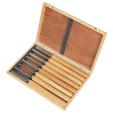 Load image into Gallery viewer, Sealey Wood Turning Chisel Set 8pc
