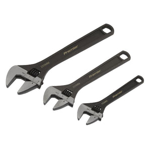 Sealey Adjustable Wrench Set 3pc (Premier)