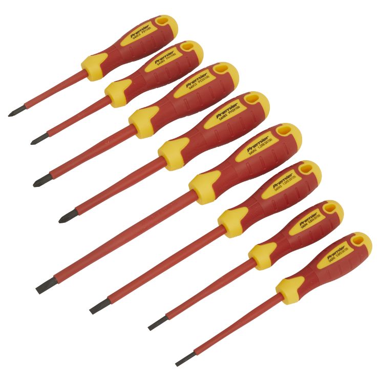 Sealey Screwdriver Set 8pc VDE Approved (Premier)