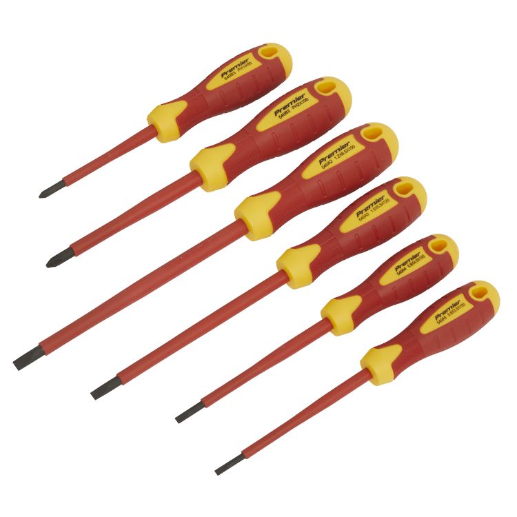 Sealey Screwdriver Set 6pc VDE Approved (Premier)