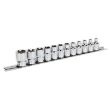 Load image into Gallery viewer, Sealey TRX-Star* Socket Set 12pc 3/8&quot; Sq Drive E4-E20 (Premier)
