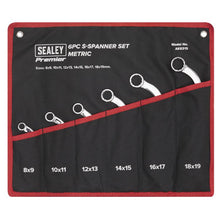 Load image into Gallery viewer, Sealey S-Spanner Set 6pc - Metric (Premier)
