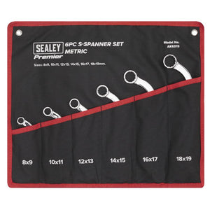 Sealey S-Spanner Set 6pc - Metric (Premier)