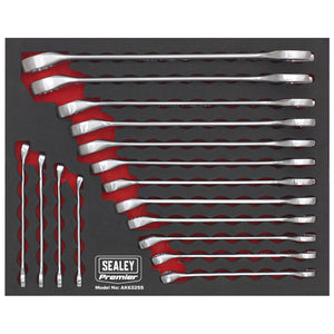 Sealey Combination Spanner Set 16pc - Metric (Premier)