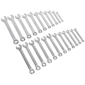 Sealey Combination Spanner Set 23pc - Metric/Imperial (Premier)