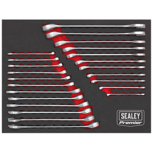 Sealey Combination Spanner Set 23pc - Metric/Imperial (Premier)