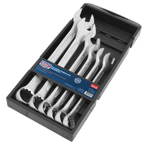 Sealey Combination Spanner Set 6pc Jumbo - Metric (Premier)