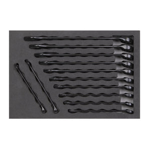 Sealey Combination Spanner Set 12pc - Metric Black Series (Premier)