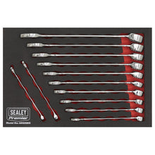 Load image into Gallery viewer, Sealey Combination Spanner Set 12pc in Storage Tray - Metric (Premier)
