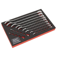 Load image into Gallery viewer, Sealey Combination Spanner Set 11pc Hardened/Tempered in Storage Tray - Imperial (Premier)
