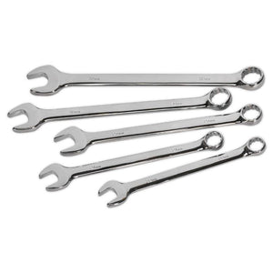 Sealey Combination Spanner Set 5pc Jumbo - Metric (Premier)