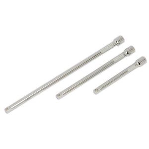 Sealey Extension Bar Set 3pc 1/4" Sq Drive (Premier)