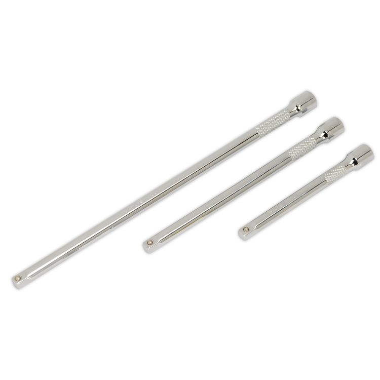 Sealey Extension Bar Set 3pc 1/4