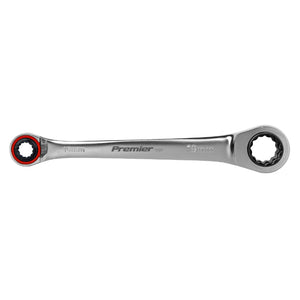 Sealey Ratchet Ring Spanner 4-in-1 Reversible Metric Platinum Series (Premier)