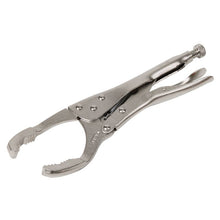 Load image into Gallery viewer, Sealey Oil Filter Locking Pliers 45-130mm - Angled
