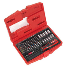 Load image into Gallery viewer, Sealey Fine Tooth Ratchet Screwdriver &amp; Accessory Set 51pc (Premier)
