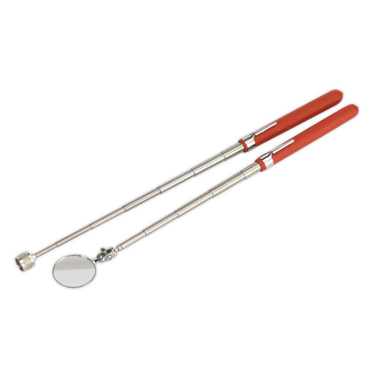 Sealey Telescopic Magnetic Pick-Up & Mirror Set 2pc (Premier)